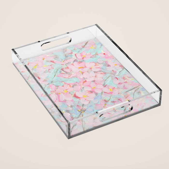 Cherry Blossom Delight Acrylic Tray Gallery Image 1