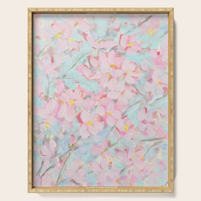 Cherry Blossom Delight Serving Tray Gallery Image 1