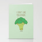 Broccoli don't like you either Stationery Card Gallery Image 2
