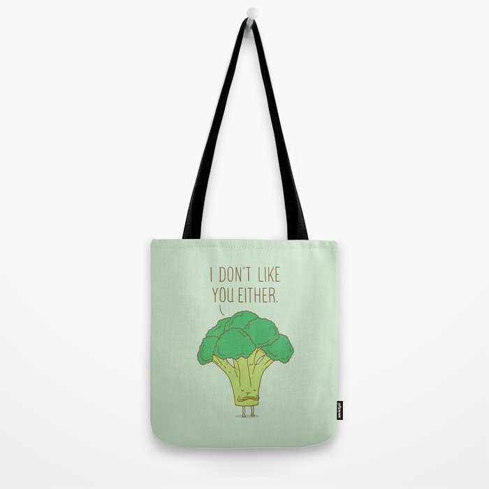 Broccoli don't like you either Tote Bag Gallery Image 2