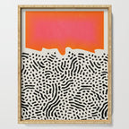 Sunset & Spots: Mid Century Abstraction Serving Tray Gallery Image 1