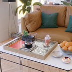 Sunset & Spots: Mid Century Abstraction Serving Tray Gallery Image 2
