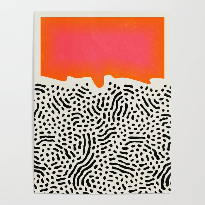 Sunset & Spots: Mid Century Abstraction Poster Gallery Image 4