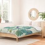 O Ginkgo (in Green) Duvet Cover Gallery Image 2