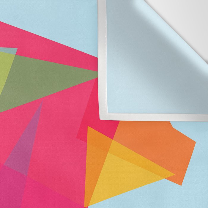 Fractal Bear - neon colorways Wall Tapestry Gallery Image 3