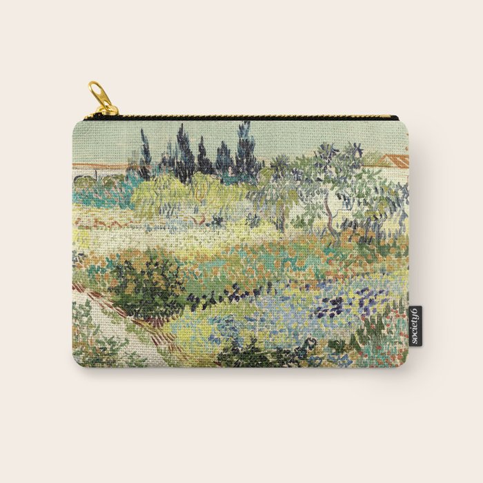 Vincent Van Gogh : Garden at Arles Carry All Pouch Gallery Image 1