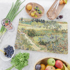 Vincent Van Gogh : Garden at Arles Cutting Board Gallery Image 2