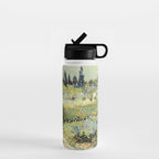 Vincent Van Gogh : Garden at Arles Water Bottle Gallery Image 1