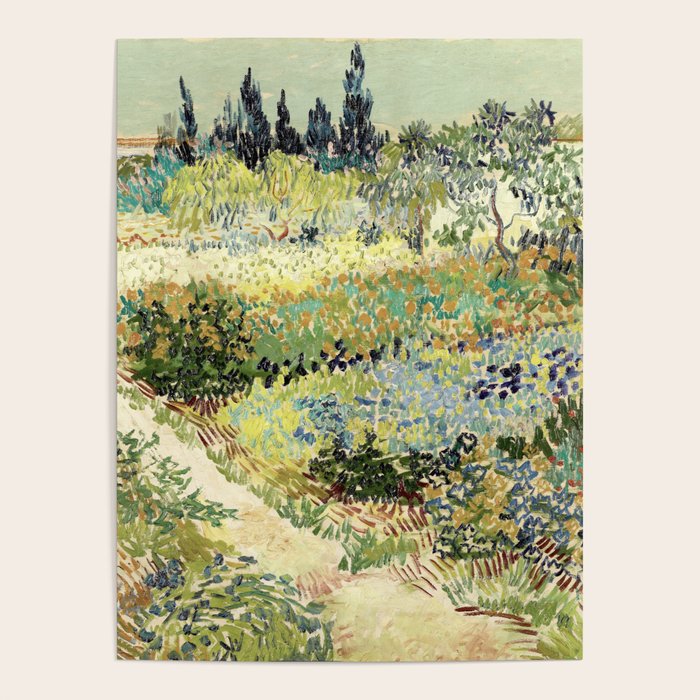 Vincent Van Gogh : Garden at Arles Poster Gallery Image 1
