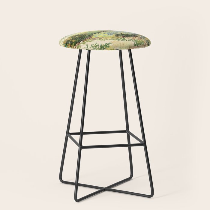 Vincent Van Gogh : Garden at Arles Stool Gallery Image 1