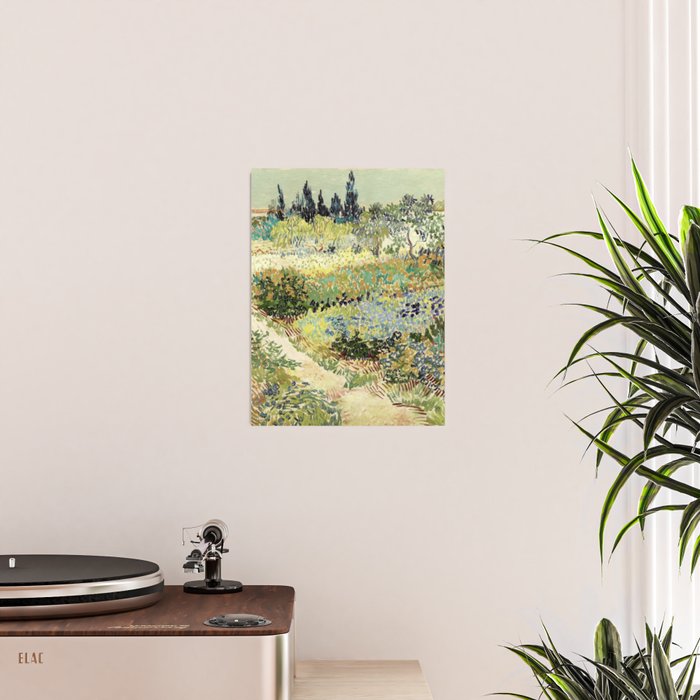 Vincent Van Gogh : Garden at Arles Poster Gallery Image 2