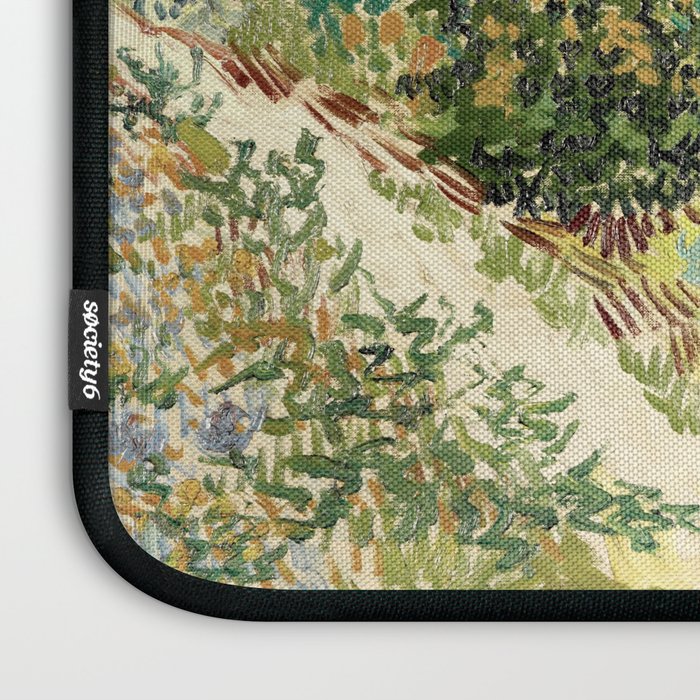 Vincent Van Gogh : Garden at Arles Laptop Sleeve Gallery Image 3