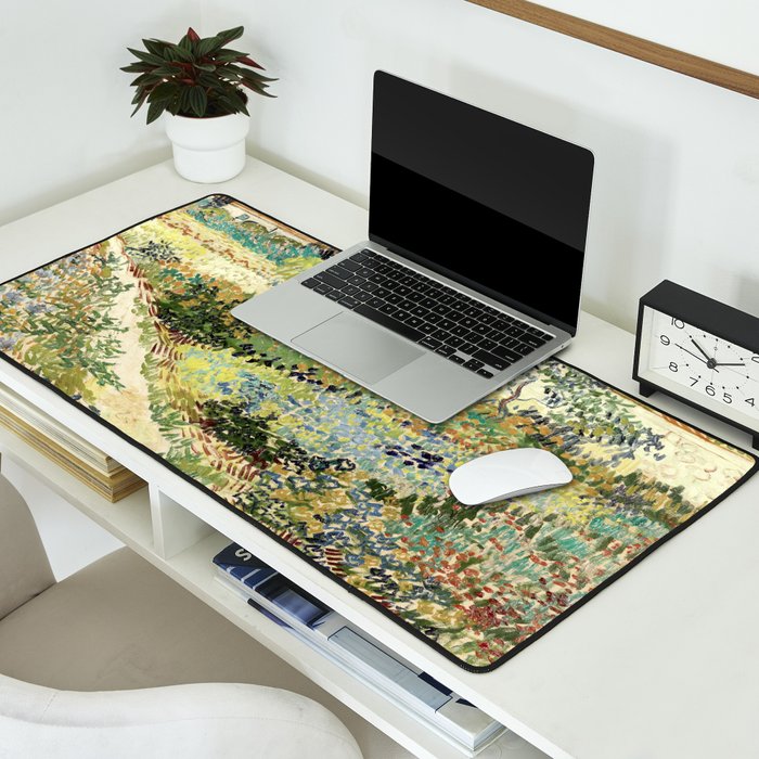 Vincent Van Gogh : Garden at Arles Desk Mat Gallery Image 2