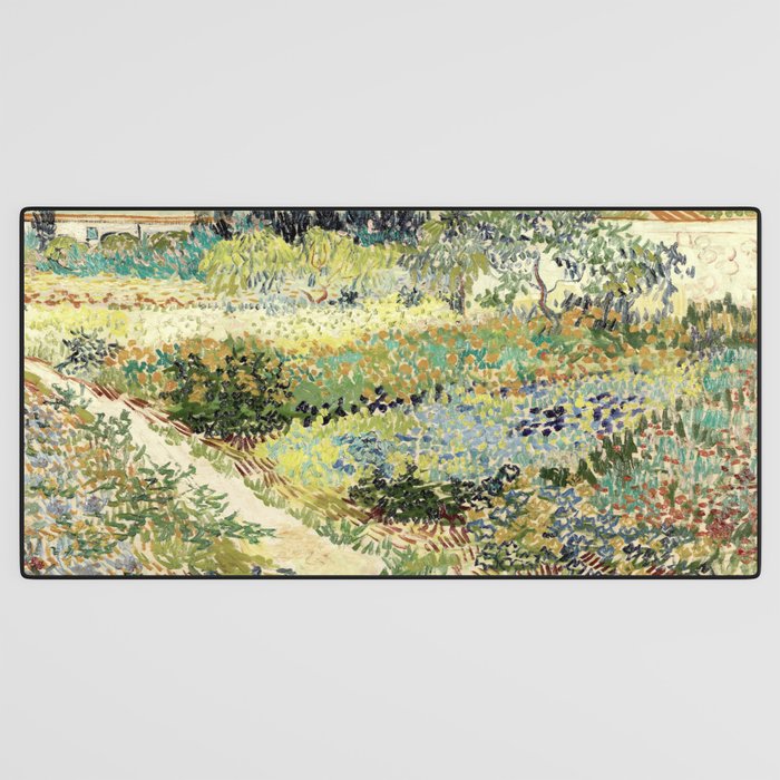 Vincent Van Gogh : Garden at Arles Desk Mat Gallery Image 3
