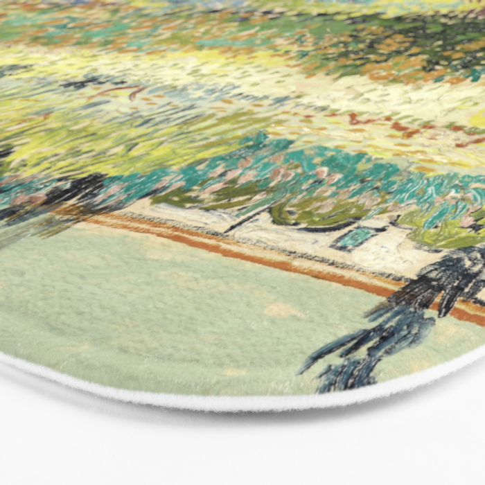 Vincent Van Gogh : Garden at Arles Bath Mat Gallery Image 3