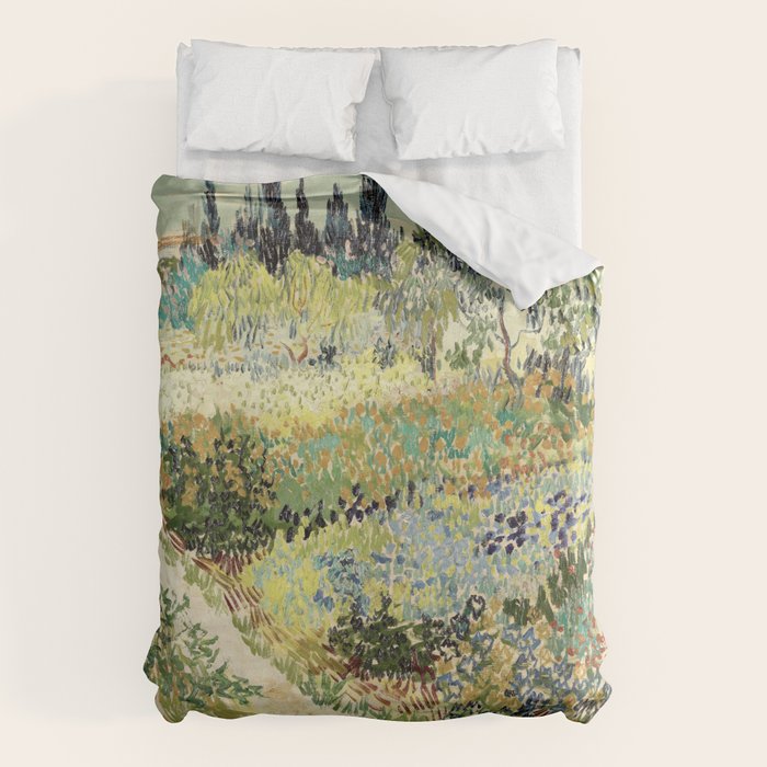 Vincent Van Gogh : Garden at Arles Duvet Cover Gallery Image 6