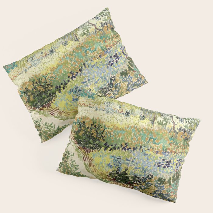 Vincent Van Gogh : Garden at Arles Pillow Sham Gallery Image 1
