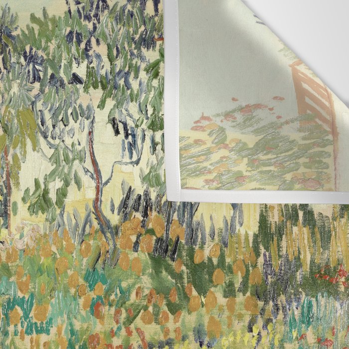 Vincent Van Gogh : Garden at Arles Wall Tapestry Gallery Image 3