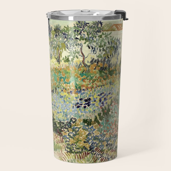 Vincent Van Gogh : Garden at Arles Travel Mug Gallery Image 2