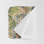 Vincent Van Gogh : Garden at Arles Throw Blanket Gallery Image 3
