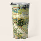 Vincent Van Gogh : Garden at Arles Travel Mug Gallery Image 3