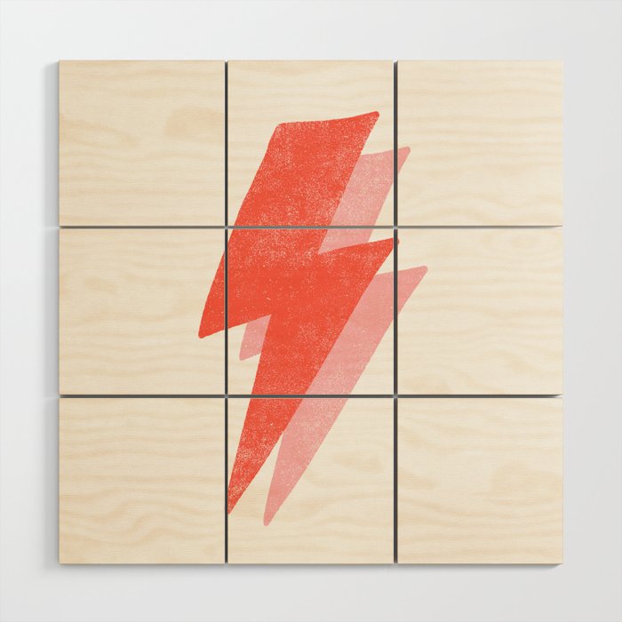 Thunder Distressed Wood Wall Art Gallery Image 1