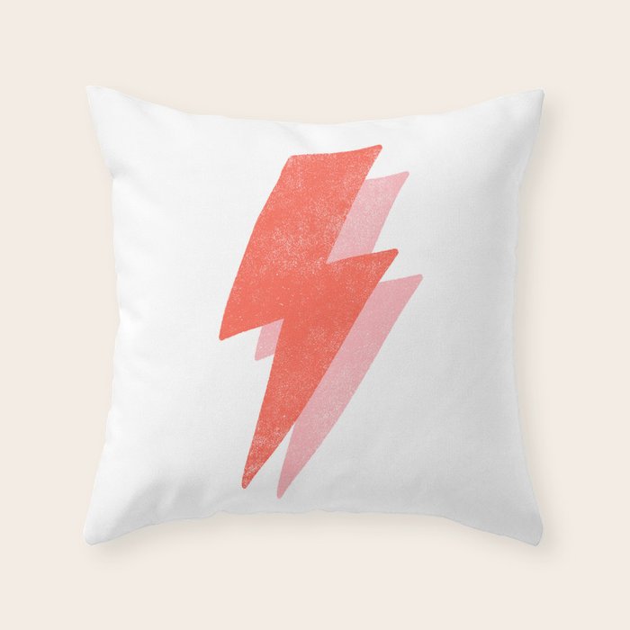 Thunder Distressed Throw Pillow Gallery Image 1