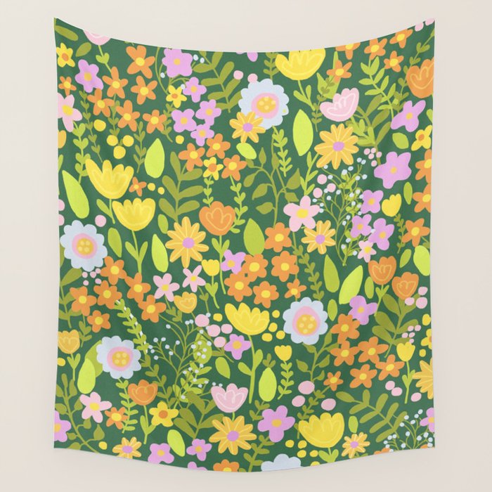 Amelia Green Wall Tapestry Gallery Image 4