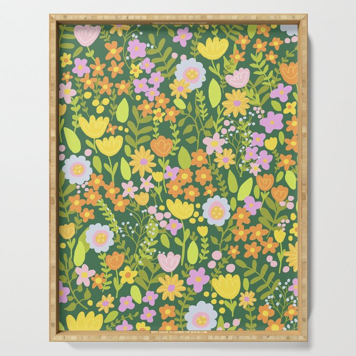 Amelia Green Serving Tray Gallery Image 1