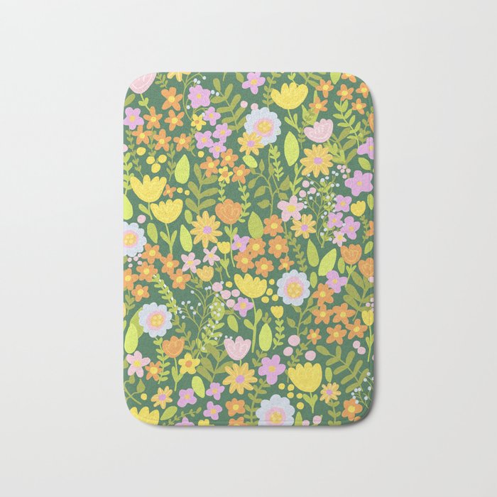 Amelia Green Bath Mat Gallery Image 1