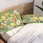Amelia Green Pillow Sham Gallery Image 2