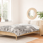 Tropical Toile de Jouy Exotic Safari Lion & Giraffe Duvet Cover Gallery Image 2