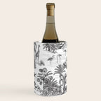Tropical Toile de Jouy Exotic Safari Lion & Giraffe Wine Chiller Gallery Image 2