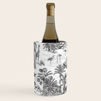 Tropical Toile de Jouy Exotic Safari Lion & Giraffe Wine Chiller Gallery Image 3