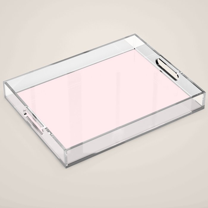 Pink Blush Acrylic Tray Gallery Image 1