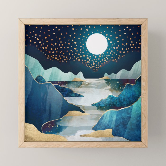 Moon Glow Mini Art Print Gallery Image 1