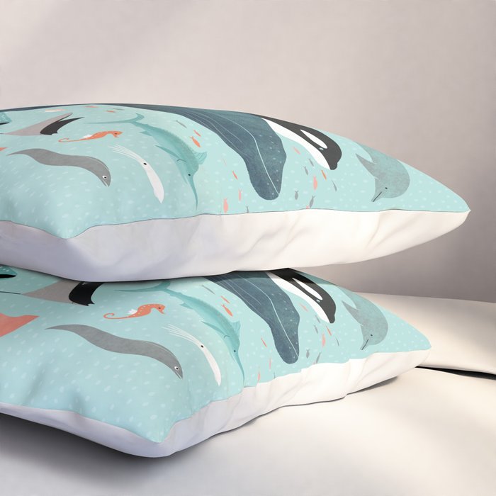 Under the Sea Menagerie Pillow Sham Gallery Image 3