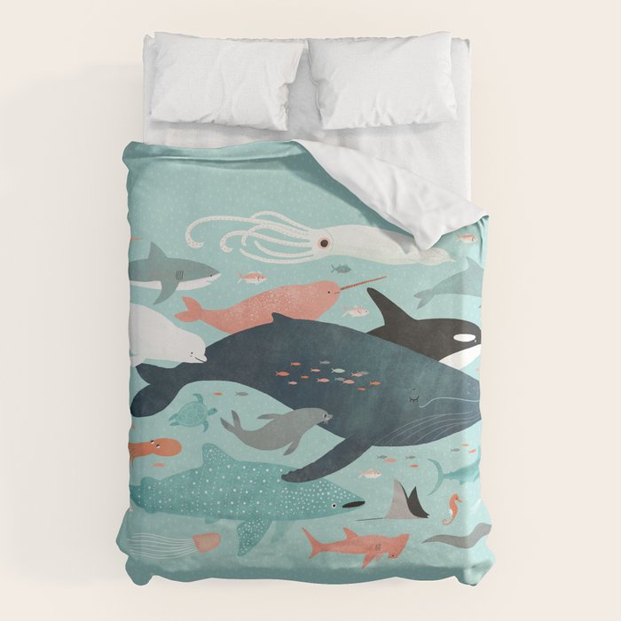 Under the Sea Menagerie Duvet Cover Gallery Image 1