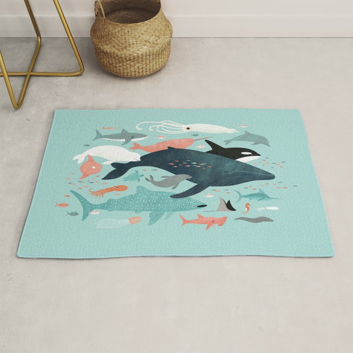 Under the Sea Menagerie Rug Gallery Image 1