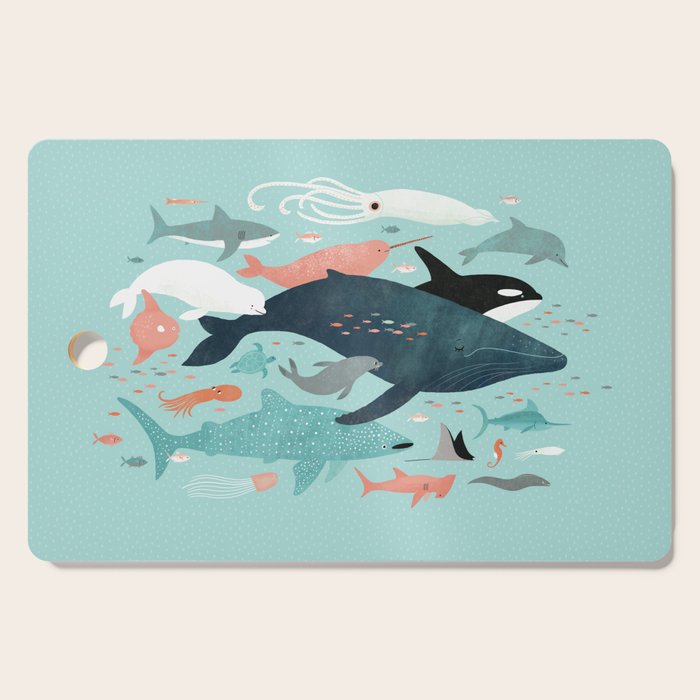 Under the Sea Menagerie Cutting Board Gallery Image 1