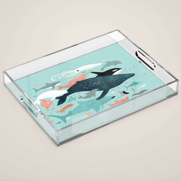 Under the Sea Menagerie Acrylic Tray Gallery Image 1