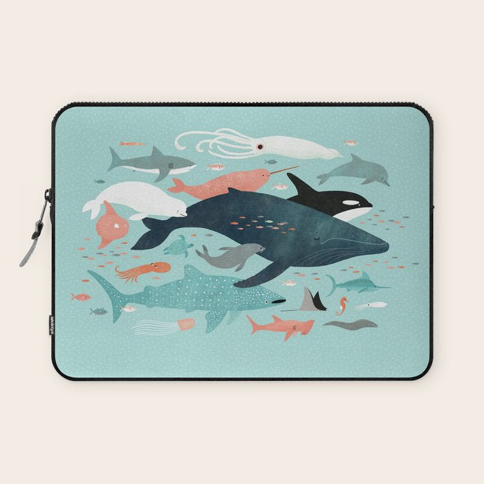 Under the Sea Menagerie Laptop Sleeve Gallery Image 1