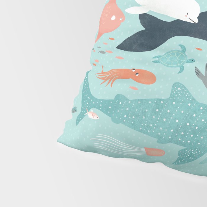 Under the Sea Menagerie Pillow Sham Gallery Image 4