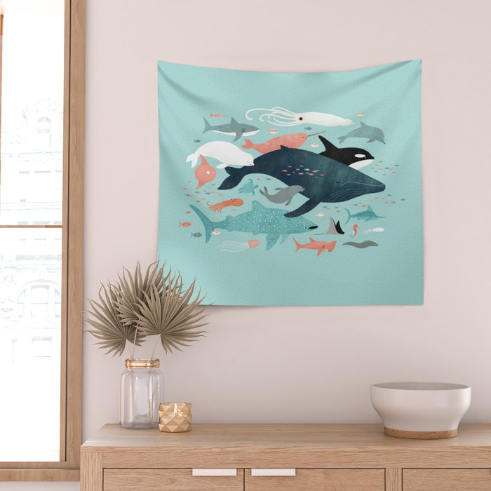 Under the Sea Menagerie Wall Tapestry Gallery Image 2