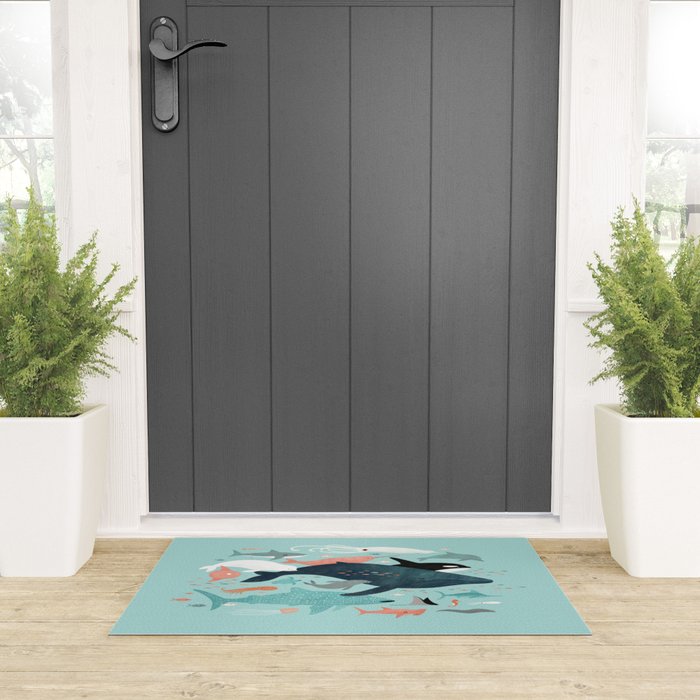 Under the Sea Menagerie Welcome Mat Gallery Image 3