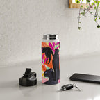 Black Panthers in Exotic Garden Water Bottle Gallery Image 4
