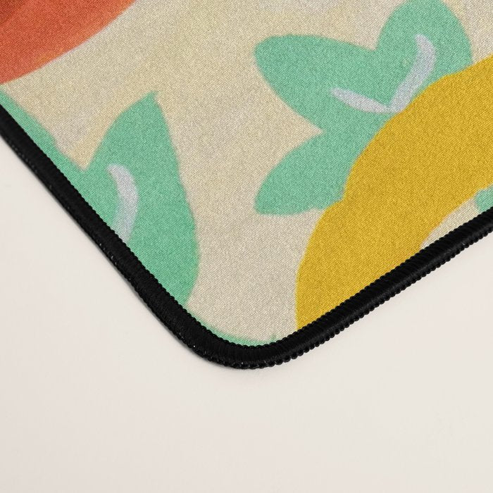 Black Panthers in Exotic Garden Desk Mat Gallery Image 4