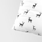 Reindeer animal art pattern Pillow Sham Gallery Image 4