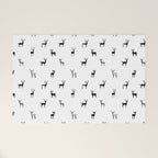 Reindeer animal art pattern Welcome Mat Gallery Image 1