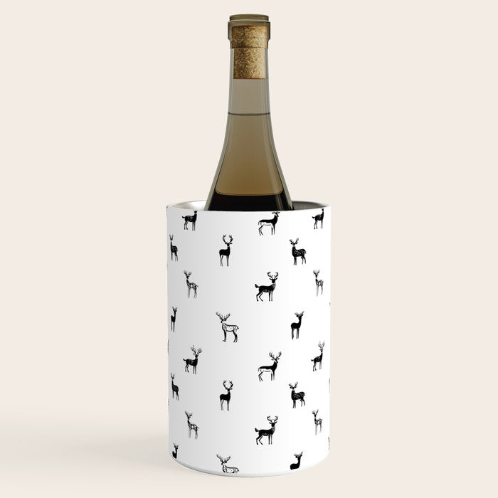 Reindeer animal art pattern Wine Chiller Gallery Image 1